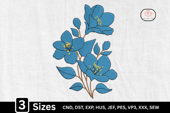 Blue Floral Bouquet: A Touch of Elegance