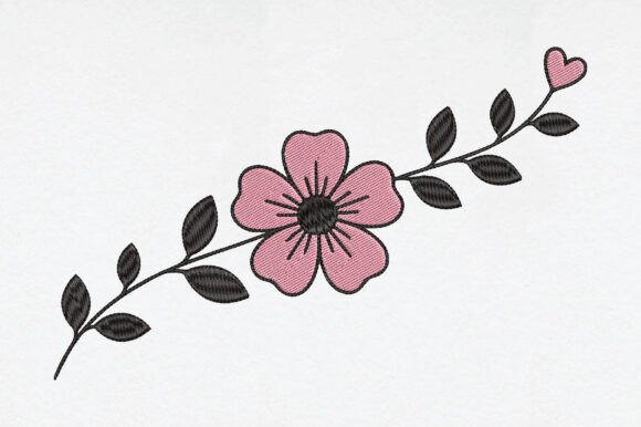 Charming Cute Flower Embroidery for Handmade Gifts