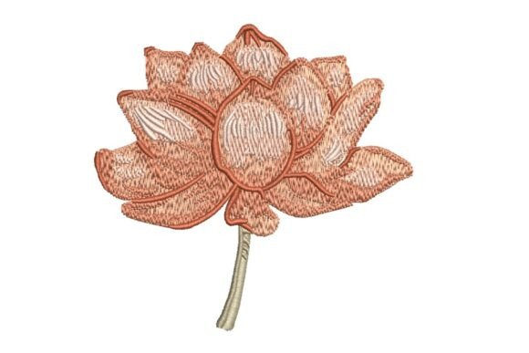 Lily Flower Embroidery: A Graceful Addition